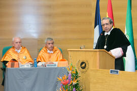 José Ángel Narváez en la investidura como Doctor "Honoris Causa" de José Emilio Navas p...