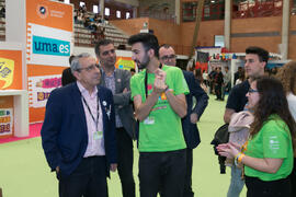 José Ángel Narváez en las Jornadas de Puertas Abiertas de la Universidad de Málaga. Complejo Polideportivo Universitario. Abril de 2018