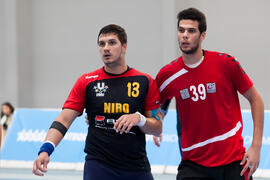 Partido Egipto - Rumanía. Categoría masculina. Campeonato del Mundo Universitario de Balonmano. Antequera. Junio de 2016