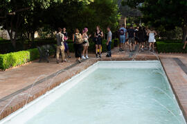Welcome to UMA. Bienvenida a los alumnos de intercambio internacional de la Universidad de Málaga. Jardín botánico. Octubre de 2019
