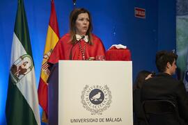 Discurso de Elsa Marina Álvarez. Toma de posesión del Rector de la Universidad de Málaga y su equ...