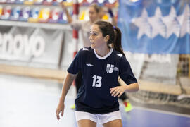 Partido Uruguay - Polonia. Categoría femenina. Campeonato del Mundo Universitario de Balonmano. Antequera. Junio de 2016