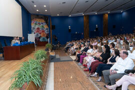 Intervención de José Jesús Delgado. Graduación y clausura del curso del Aula de Mayores de la Universidad de Málaga. Paraninfo. Junio de 2019