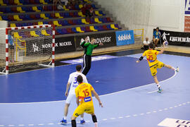 Partido Rusia - España. Categoría masculina. Campeonato del Mundo Universitario de Balonmano. Antequera. Junio de 2016