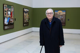 Eugenio Chicano. Exposición "Aguatintas por Seguiriyas". Palacio Episcopal de Málaga. Enero de 2019