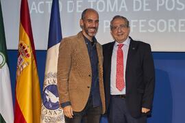 Toma de posesión de Eduardo Blanco Calvo como profesor titular del Área de Psicobiología de la Universidad de Málaga. Paraninfo. Diciembre de 2022