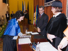 Investidura de nuevos doctores por la Universidad de Málaga. Paraninfo. Diciembre de 2009