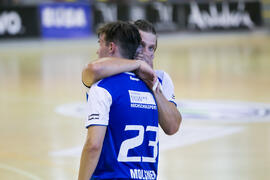 Partido Universidad de Suceava - Universidad de Duisburg-Essen. Categoría masculina. Campeonato Europeo Universitario de Balonmano. Antequera. Julio de 2017