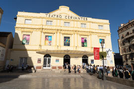Momentos previos a la apertura del Curso Académico 2019-2020 de la Escuela Técnica Superior de Arquitectura de la Universidad de Málaga. Teatro Cervantes. Octubre de 2019