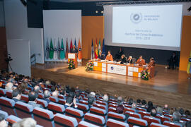 Apertura del Curso Académico 2016/2017 de la Universidad de Málaga. Salón de actos de la Escuela de Ingenierías Industriales. Septiembre de 2016