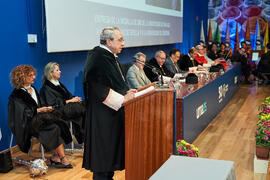 Discurso de José Ángel Narváez. Entrega de la Medalla de Oro de la Universidad de Málaga la Universidad de Córdoba y a la Universidad de Sevilla. Paraninfo. Junio de 2023
