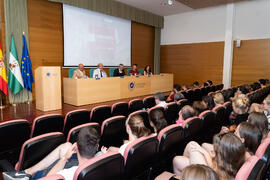 Presentación de la "II Gala Solidaria de Medicina". Edificio del Rectorado. Julio de 2019