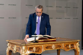 Toma de posesión de D. José Ángel Narváez Bueno como Rector de la Universidad de Málaga. Palacio de San Telmo, Sevilla. Enero de 2020
