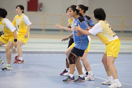 Partido India - Japón. Categoría femenina. Campeonato del Mundo Universitario de Balonmano. Antequera. Junio de 2016