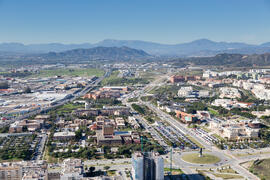 Vista aérea general. Campus de Teatinos. Diciembre de 2016