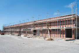 Construcción del Aulario VI en el Campus de Teatinos. Mayo de 2012