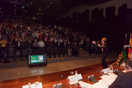Ponencia de Jessie Jones. Panel de Expertos. 3º Congreso Internacional de Actividad Físico-Deportiva para Mayores de la Universidad de Málaga. Palacio de Ferias y Congresos de Málaga. Marzo de 2009