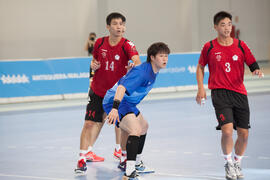 Partido Japón - China Taipei. Categoría masculina. Campeonato del Mundo Universitario de Balonmano. Antequera. Junio de 2016
